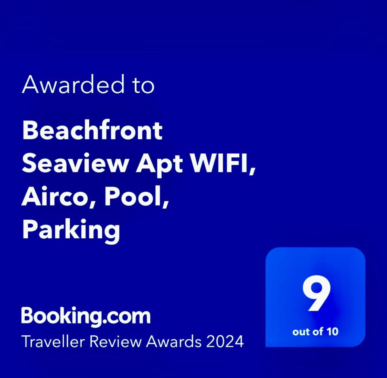 Beachfront Seaview Litoralmar Apt, Fast Wifi, Airco, Pool, Private Parking Portimão Eksteriør billede
